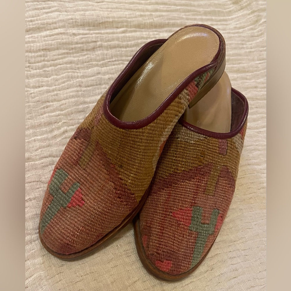 Woven Kilim Mules